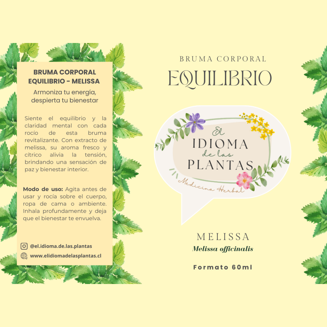 Bruma Corporal Equilibrio – Melissa