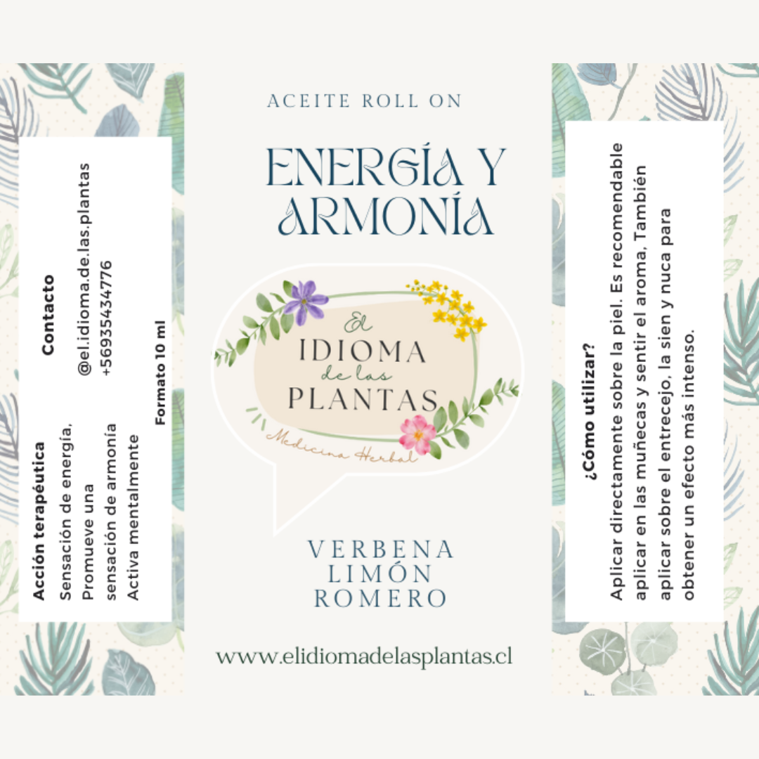 Aceite roll on - Energía y armonía