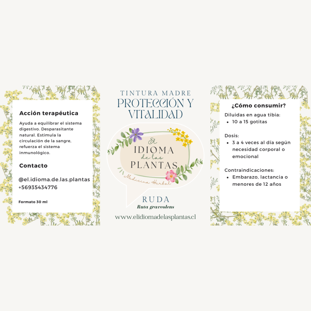 Tintura Madre de Ruda – Protección y Vitalidad