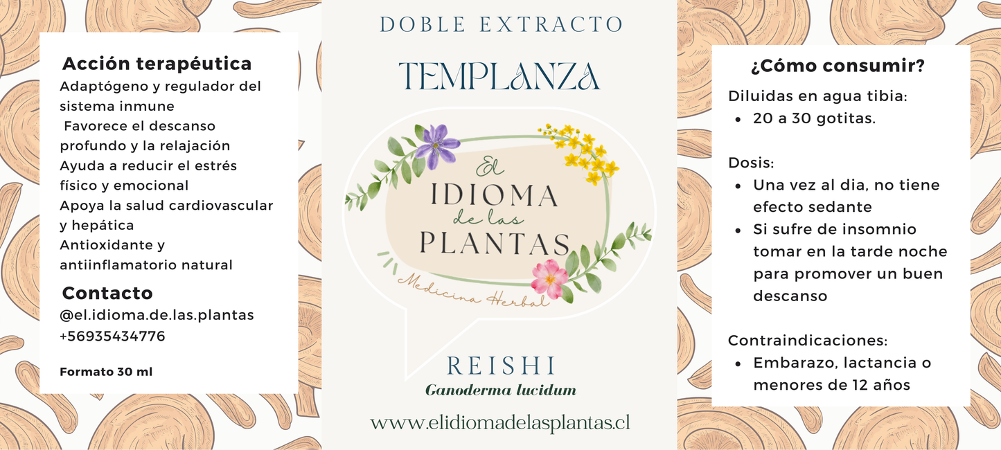 Doble Extracto de Reishi - Templanza